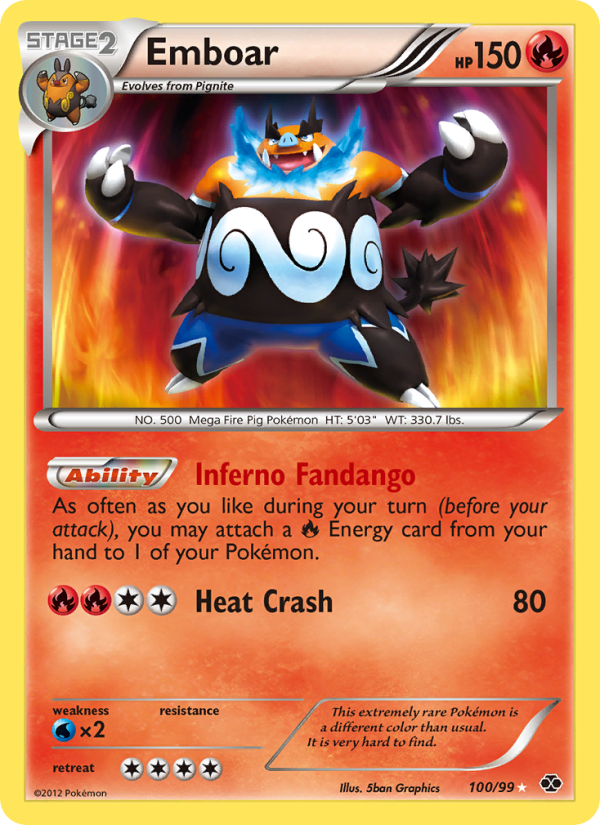 Emboar - Pokémon TCG Card
