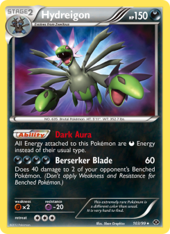 Hydreigon - pokemon TCG Card
