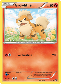 Growlithe - pokemon TCG Card
