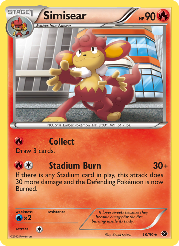 Simisear - Pokémon TCG Card
