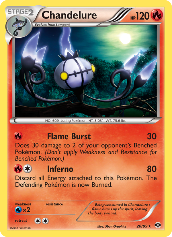 Chandelure - Pokémon TCG Card
