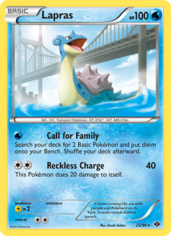 Lapras - pokemon TCG Card