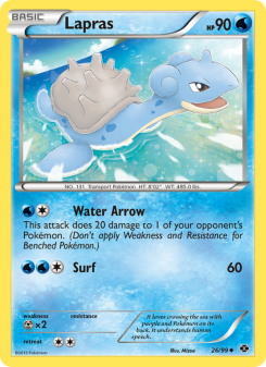 Lapras - pokemon TCG Card