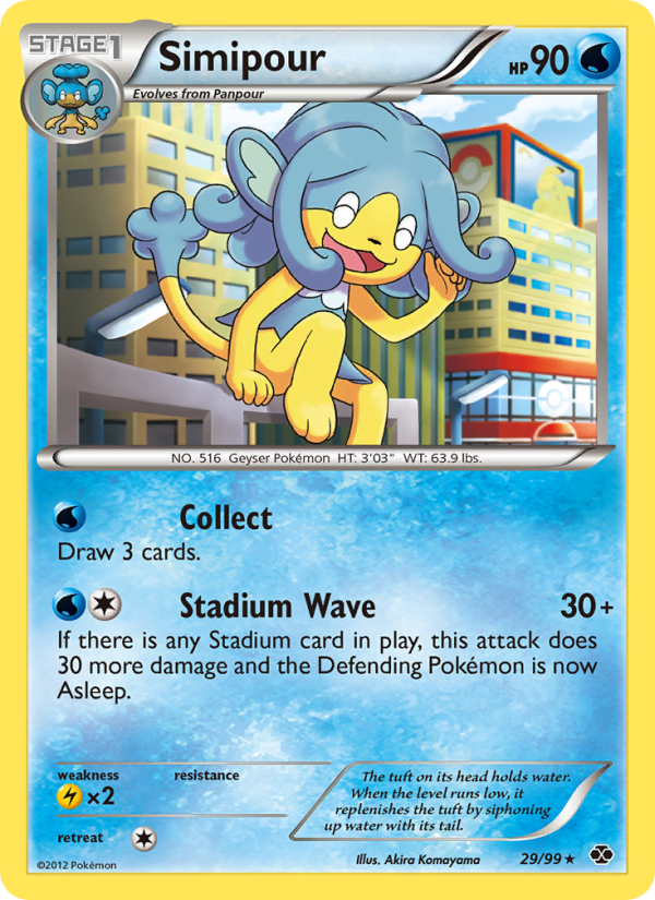Simipour - Pokémon TCG Card