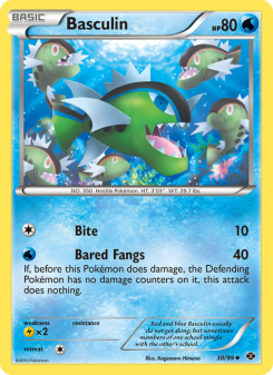 Basculin - pokemon TCG Card