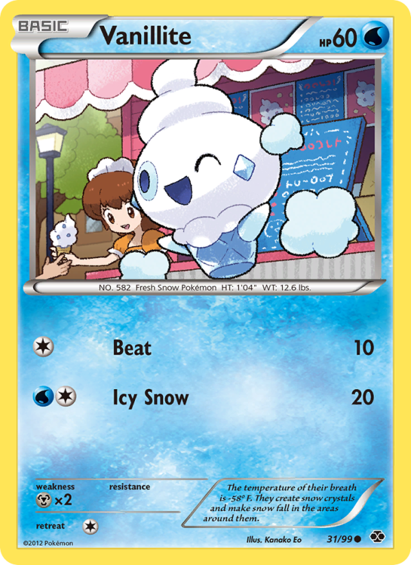 Vanillite - Pokémon TCG Card