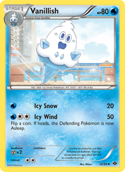 Vanillish - pokemon TCG Card