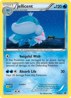 Jellicent - pokemon TCG Card