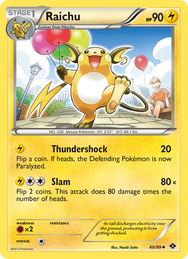 Raichu - Pokémon TCG Card