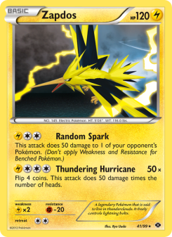 Zapdos - pokemon TCG Card