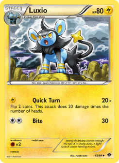 Luxio - pokemon TCG Card