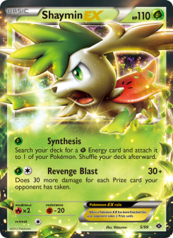 Shaymin-EX - pokemon TCG Card