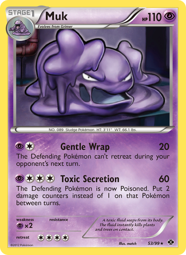 Muk - Pokémon TCG Card
