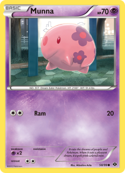 Munna - pokemon TCG Card