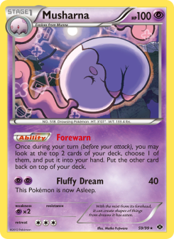 Musharna - pokemon TCG Card