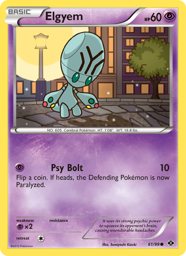 Elgyem - Pokémon TCG Card