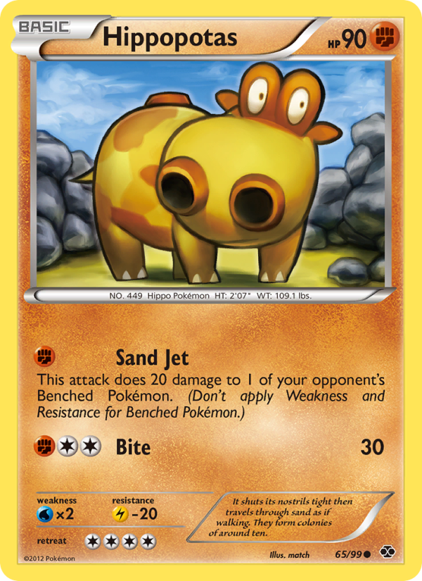 Hippopotas - Pokémon TCG Card