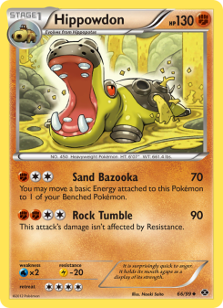 Hippowdon - pokemon TCG Card
