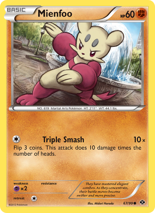 Mienfoo - Pokémon TCG Card