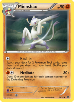 Mienshao - pokemon TCG Card