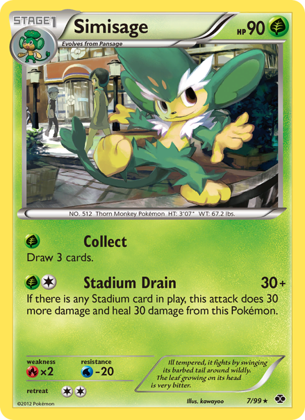 Simisage - Pokémon TCG Card