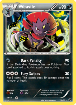 Weavile - pokemon TCG Card