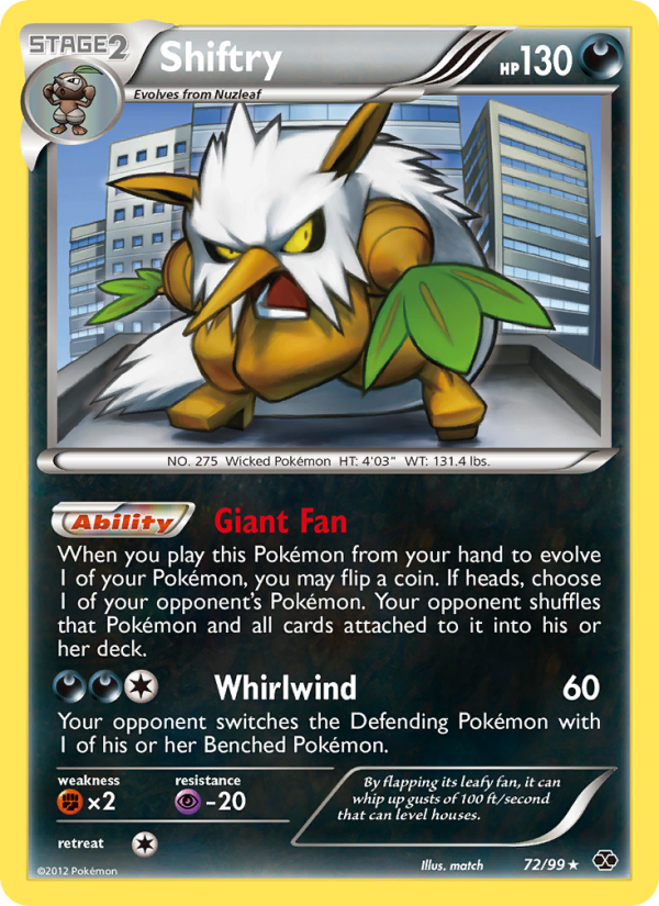 Shiftry - Pokémon TCG Card