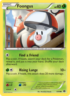 Foongus - pokemon TCG Card