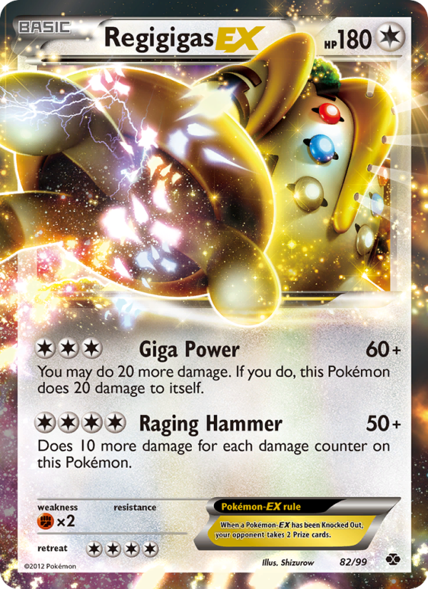Regigigas-EX - Pokémon TCG Card