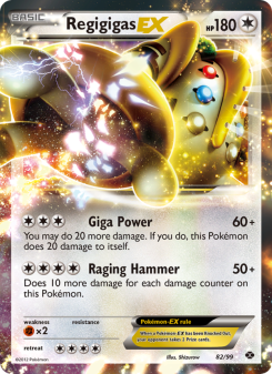 Regigigas-EX - pokemon TCG Card