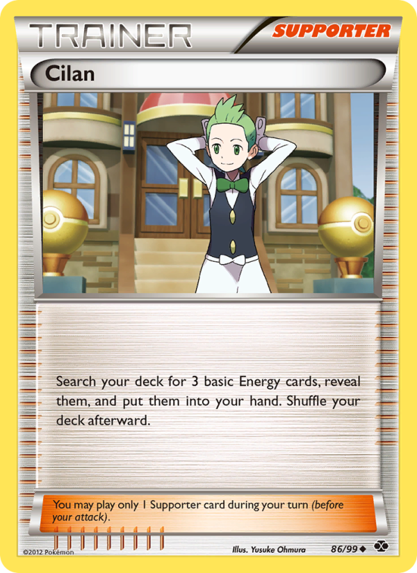 Cilan - Pokémon TCG Card