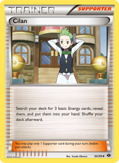 Cilan - pokemon TCG Card
