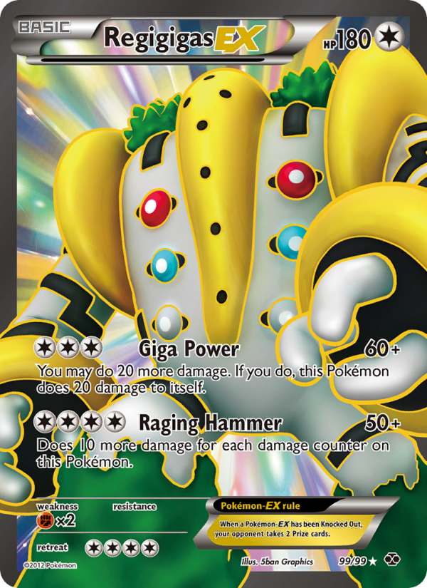 Regigigas-EX - Pokémon TCG Card