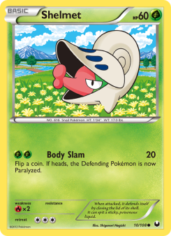 Shelmet - pokemon TCG Card