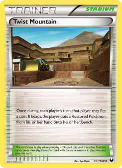 Twist Mountain - pokemon TCG Card