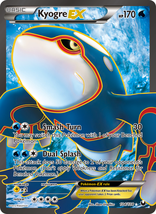 Kyogre-EX - Pokémon TCG Card