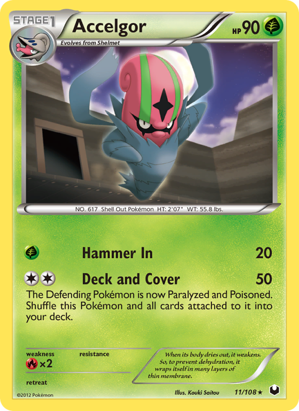 Accelgor - Pokémon TCG Card