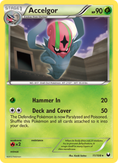 Accelgor - pokemon TCG Card