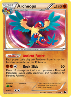 Archeops - pokemon TCG Card