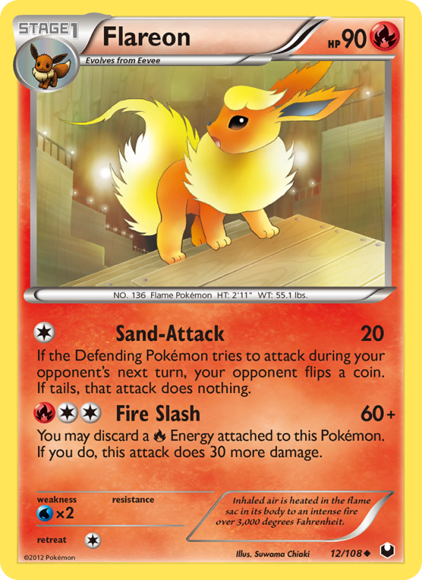 Flareon - Pokémon TCG Card