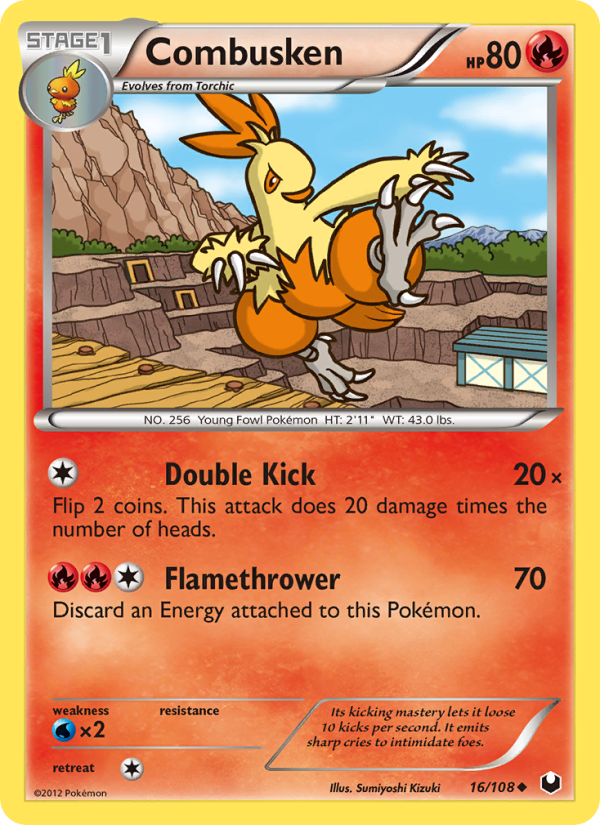 Combusken - Pokémon TCG Card