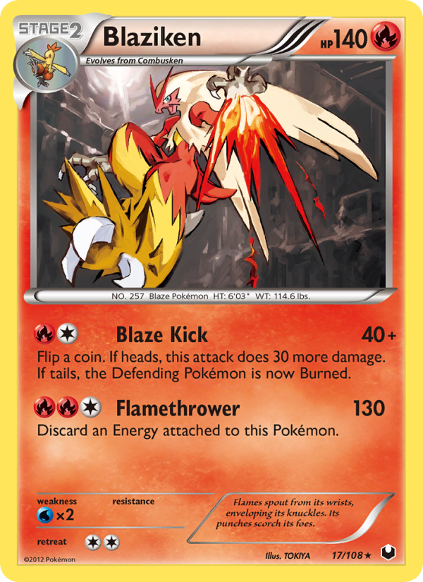 Blaziken - Pokémon TCG Card