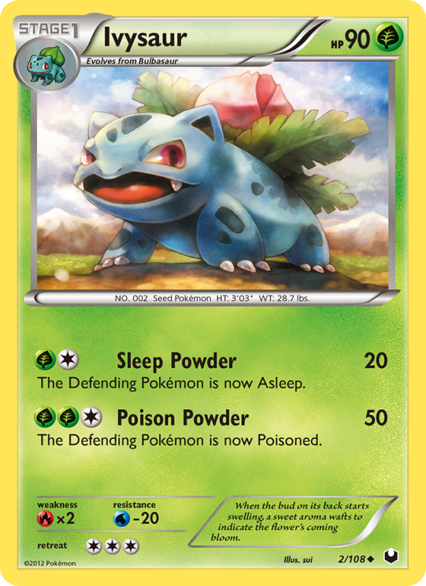 Ivysaur - Pokémon TCG Card