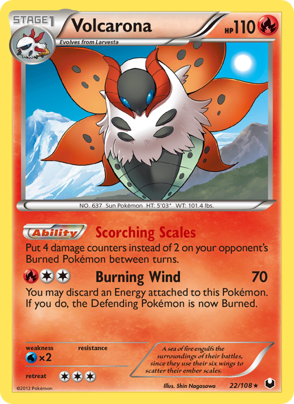 Volcarona - Pokémon TCG Card