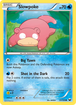 Slowpoke - pokemon TCG Card