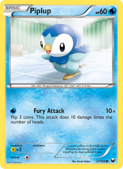 Piplup - pokemon TCG Card