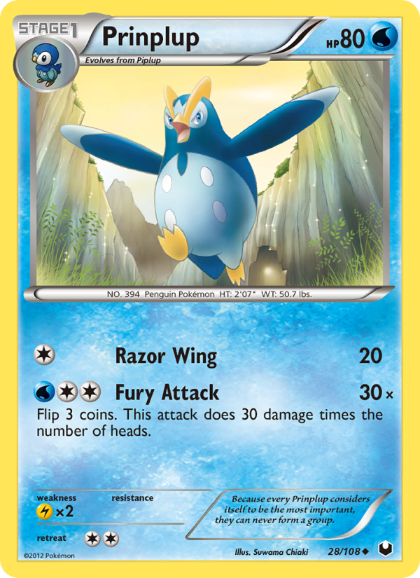 Prinplup - Pokémon TCG Card