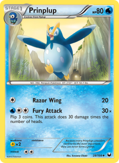 Prinplup - pokemon TCG Card