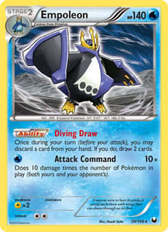 Empoleon - pokemon TCG Card