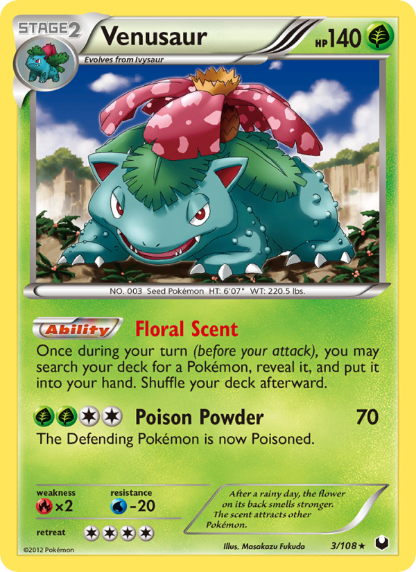 Venusaur - Pokémon TCG Card